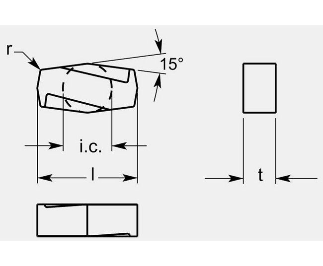 Precision Bar Peeling Tool, Thickness 0.484 / 0.490 inches - Image 1