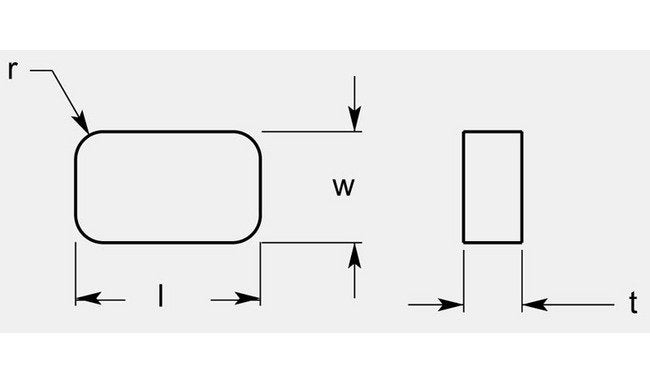 Ultra-Met® Utility Railroad Heavy Turning Blanks, 0.505/0.511 in - Image 1