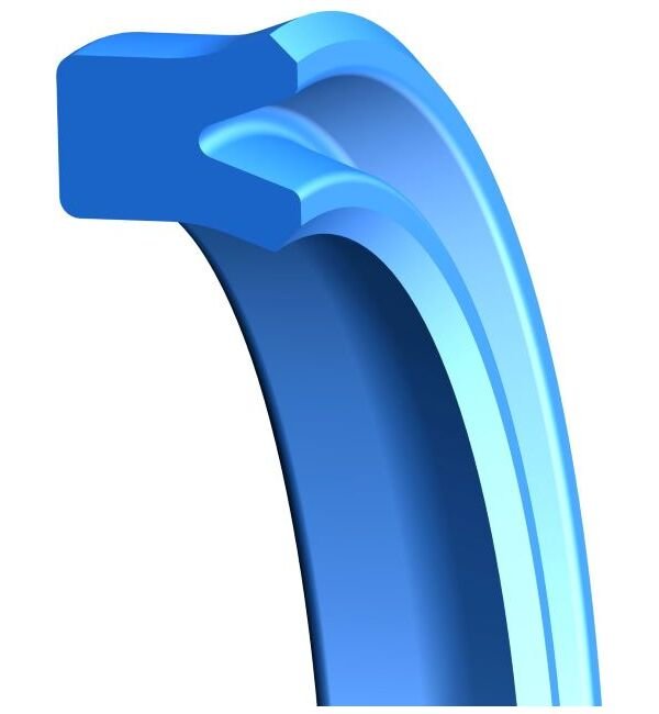 12mm Blue Urethane Metric Rod U-Cup Seal - Image 1