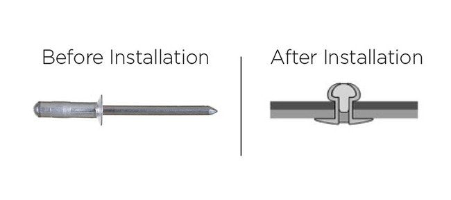 Ornit U-Fix 4.8mm Aluminum/Stainless Steel Rivet - Image 2