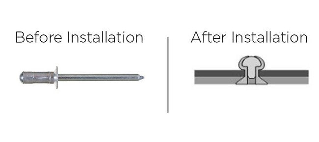 U-Fix Aluminum Steel 120 Degree Countersunk Head Rivet - Image 2