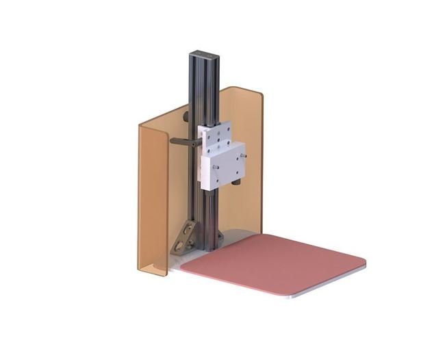 Dymax MX-Series UV Light-Curing Emitter Mounting Stand Kit with Acrylic Back Shield - Image 2