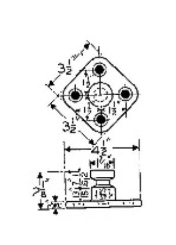 Heavy-Duty Flanged Swivel for Monorail Load Suspension - Image 2