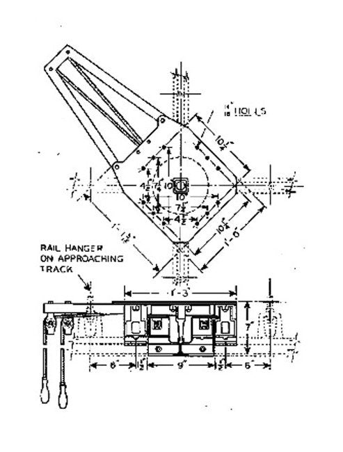 US Monorail Cross Track Switch - Image 1