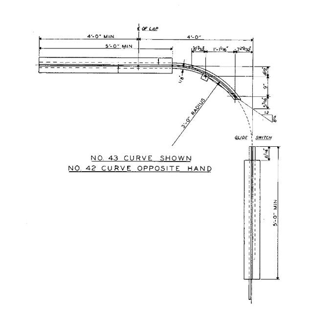 Monorail Reinforced Right-hand Curve Switch Connector - Image 2