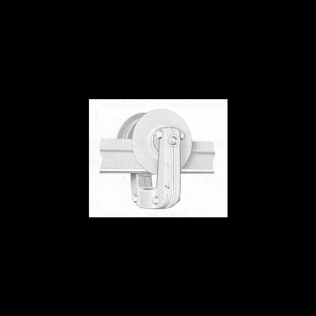 US Monorail 1000 lb Capacity Two Wheel Trolley - Image 1