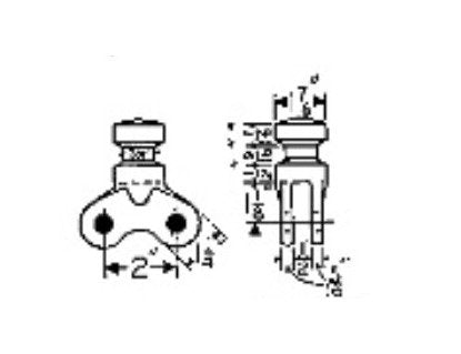 Heavy-Duty Trolley Swivel Clevis - Image 2