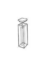 Type 18 Micro Cell UV-VIS Optical Glass 20mm Lightpath Cuvette - Image 1
