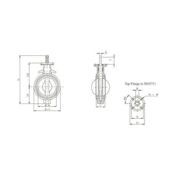 Series 50 Wafer Valve - Industrial Butterfly Valve - Image 1