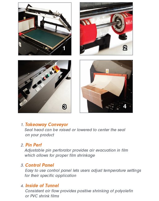 Eastey® Value Series Rugged L-Sealers with Shrink Tunnels - Image 3