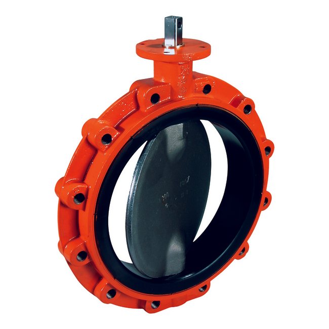 EVTLS Lever Operated DIN Butterfly Valve, Ductile Iron, Lug Type - Image 4
