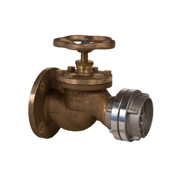 PN 16 Bronze Fire Hose Valves - Storz System Valve - Image 1