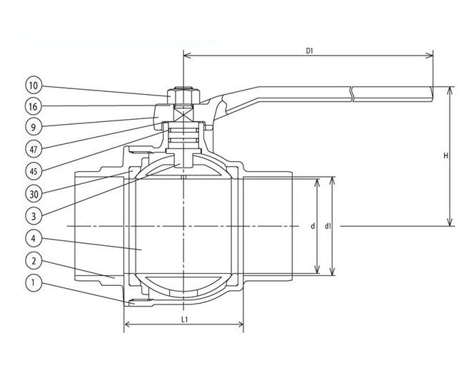 CSZA Solder End Cast Bronze Ball Valve - Image 1
