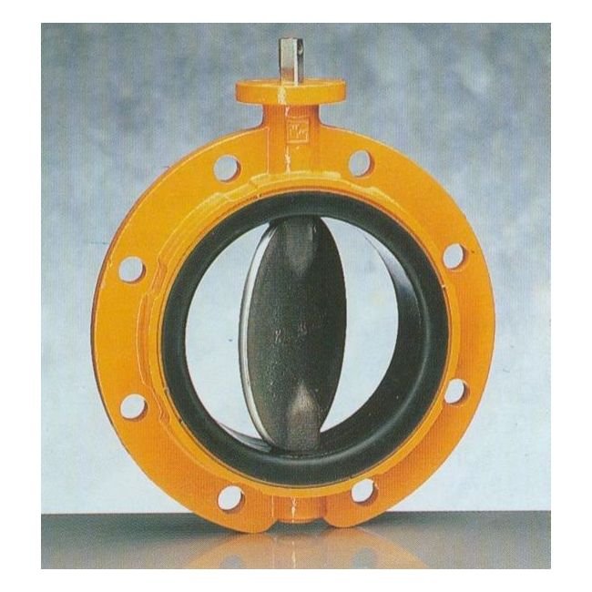 Ductile Iron Butterfly Valve DN200 PN16 Bare Shafted - Image 4
