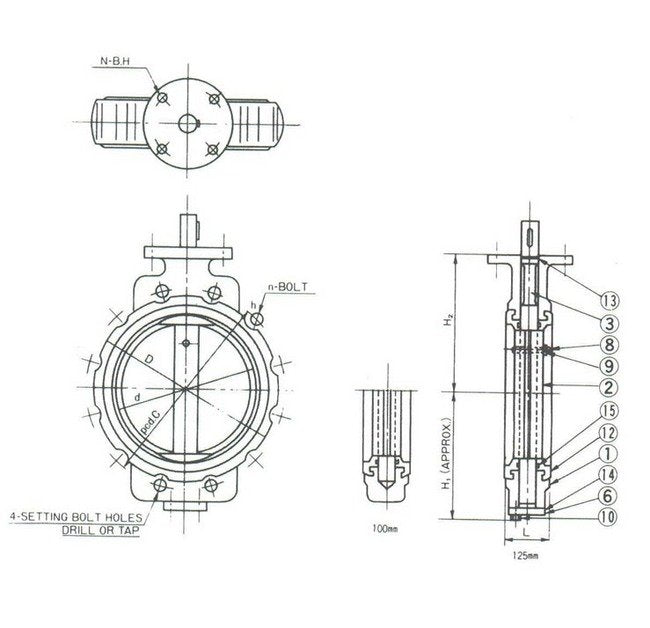 700S Wafer Butterfly Valve Set - Image 2