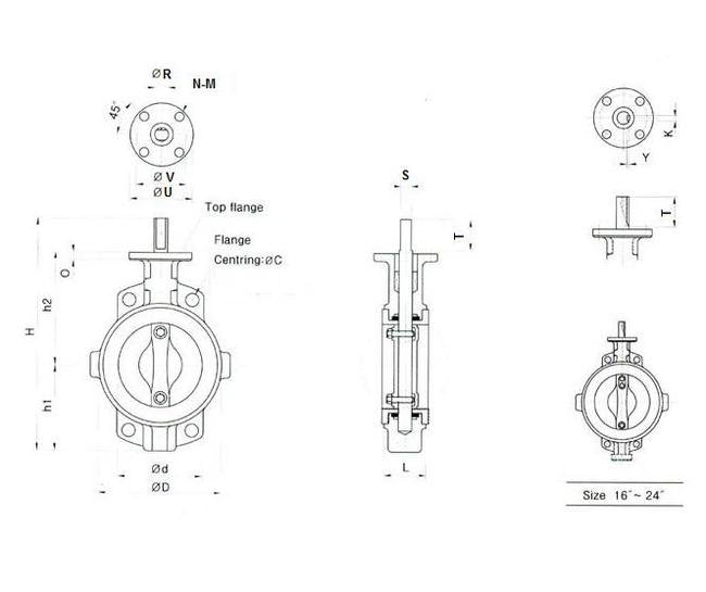 DIN PN16 Teflon Lined Valves Series 58 - Institutional Grade - Image 2