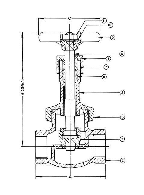 Globe IB412 Bronze Globe & Gate Valve - Image 2