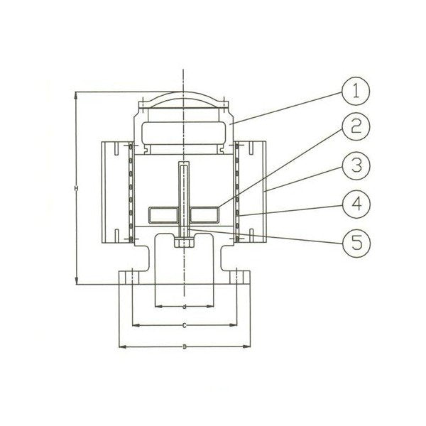 DIN PN10 Cast Iron Vent Check Valve, 200mm Size - Image 1