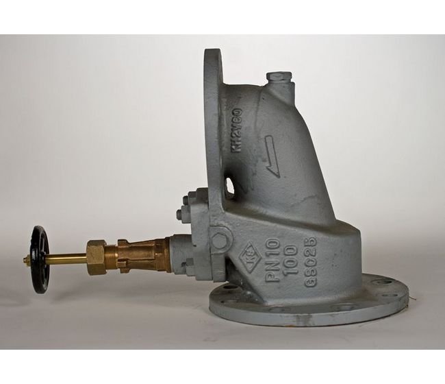 DIN PN10 Cast Steel Storm Angle Valve - Image 3