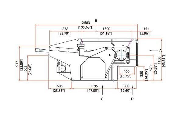 Vecoplan® VAZ 1100 XL K FF Single Shaft Shredder - Image 2