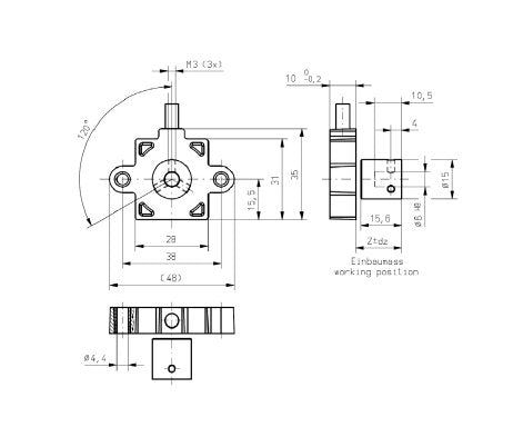 Vert-X 31E Series Touchless Magnetic Rotary Position Sensor - Image 2