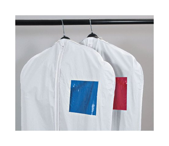 40 Inch Vinyl Garment Storage Bag with Window - Image 1