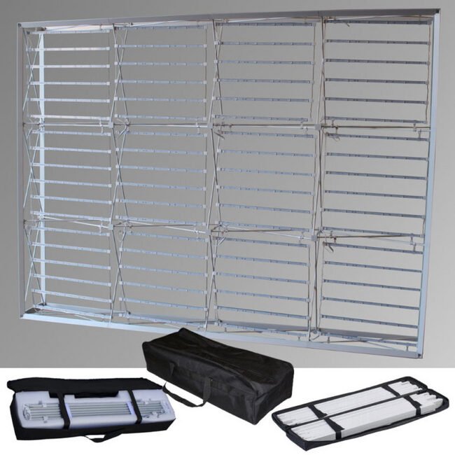 10ft Illuminated Pop Up Display with Double-Sided Fabric Print - Image 5