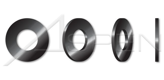 18-8 Stainless Steel Black Oxide Flat Washer - Image 1