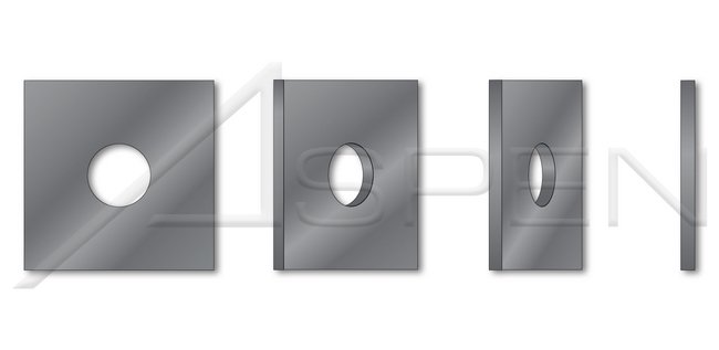 Steel Plain Square Flat Washer - Image 1