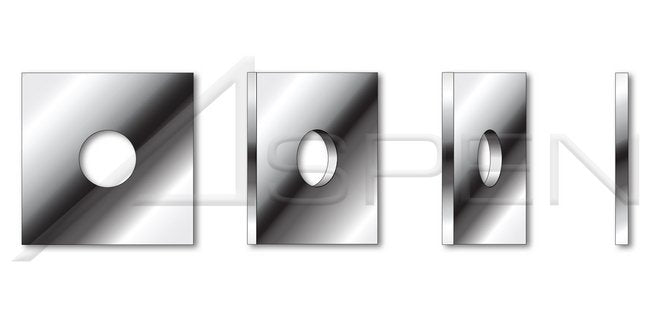 DIN 436 Metric A4 Stainless Steel Square Flat Washer - Image 1
