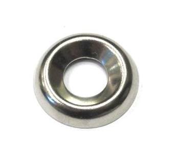#6 Countersunk Finishing Washers - Nickel Plated Steel - Image 1