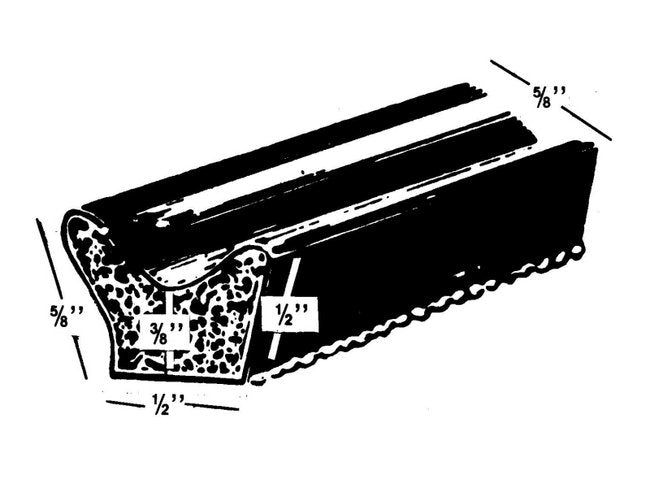 Heavy-Duty Door Weatherstrip Roll - 50 ft - Image 2