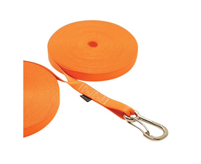 Suncor Orange Double Jackline with Clip - 55 ft - Image 1