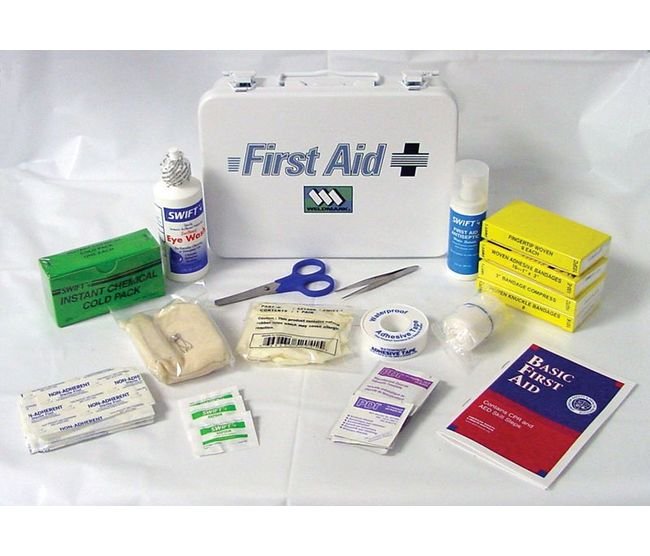 Steel Case Auto Truck First Aid Kit - Image 1