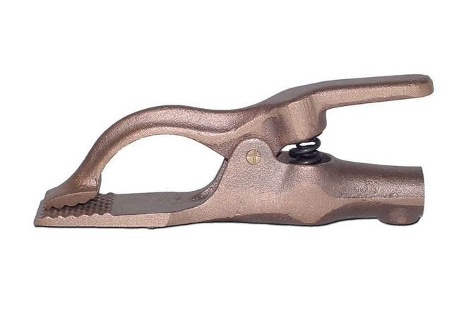 300A Flat Jaw Copper Ground Clamp - Image 1