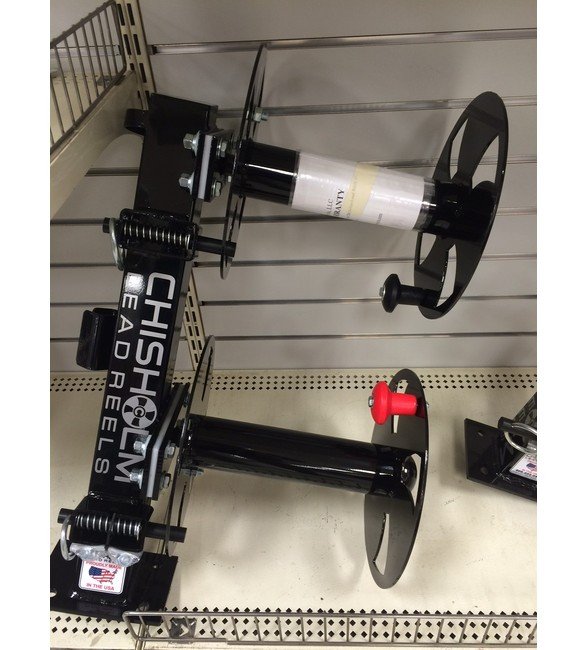 Heavy-Duty Double Fixed Base Welding Lead Reel - Image 1