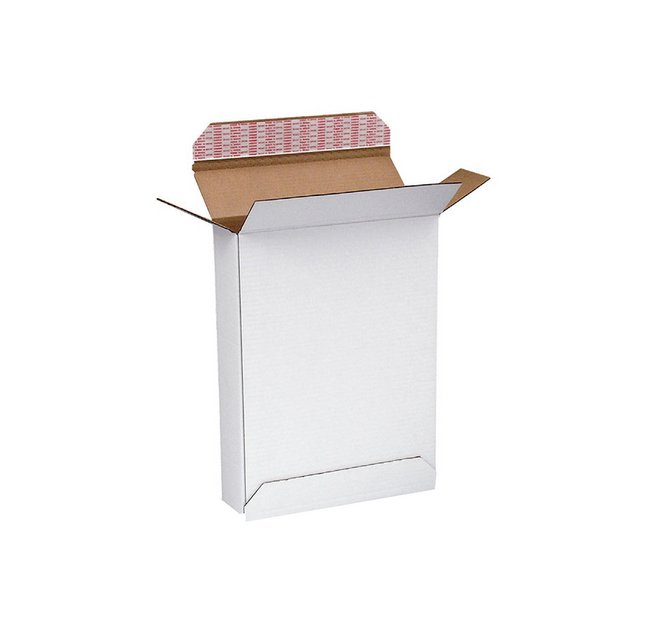 White Overnight Shipping Mailer, 2 Inch Width - Image 1