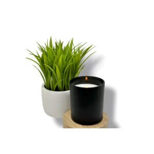 Premium Black Wood Closure Scented Candle in Glass Tumbler - 11 oz - Image 4