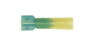 Female Insulated Heat Seal Terminals - Pack of 5, 16-14 Gauge, W-.250" Inch - Image 1