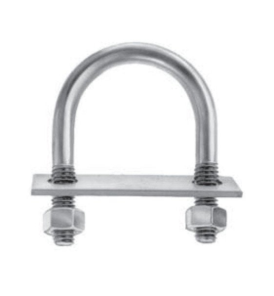 Type 304 Stainless Steel Round Bend U-Bolts - Lexco Cable Manufacturing - Image 1