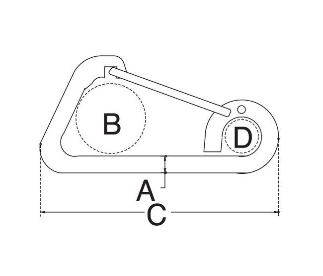 Stainless Steel Squared Harness Clips - Image 2