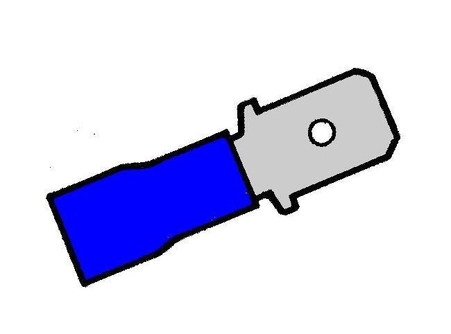 Quick Disconnect Male Terminals, 16-14 Gauge (Pack of 100) - Image 1