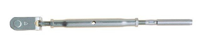 Stainless Steel Tubular Turnbuckle - Classic Jaw & Machine Swage, 5/16" - Image 1