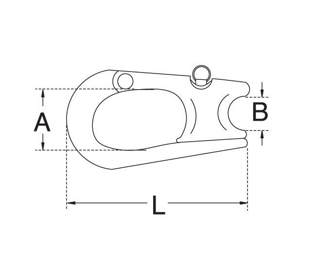 Stainless Steel Rope Sheet Snap Shackle - Image 2