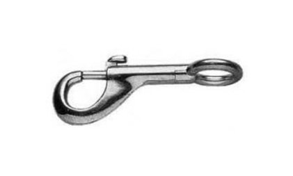 Zinc Die-Cast Round Eye Bolt Snap 5/8" - Image 1