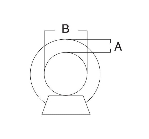 Cast Stainless Steel Pad Eye - SS T316 - Image 2