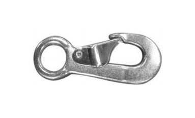 Heavy-Duty Plated Drop Forged Steel Fast Eye Snap Hook - Image 1
