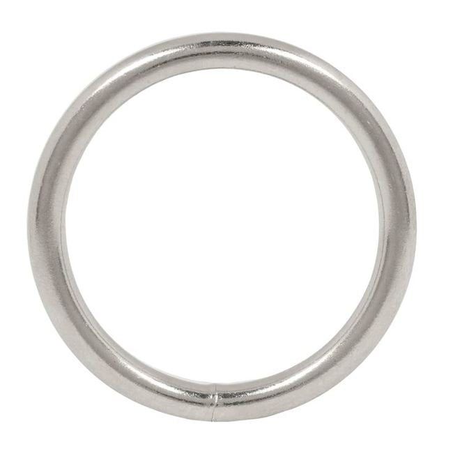 Light Duty Round Rings - Zinc Plated Steel 9MM Wire Rope Hardware Quick Links - Image 1