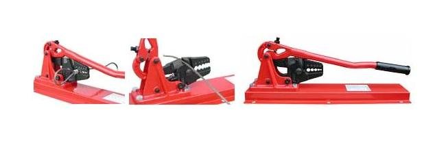 Heavy-Duty 5-Cavity Bench Swager with Built-In Cutter - Image 1