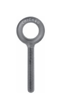 USA-Made Machinery Eye Bolts with 4" Special Shank Length, Plain Pattern - Image 1
